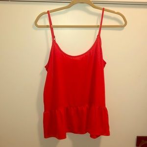 coral formal tank- only worn 1x